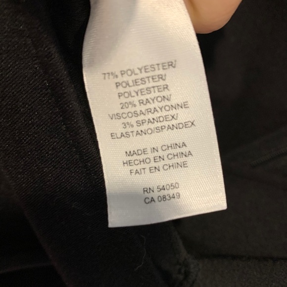 NWOT Jones New York Black Dress - Picture 3 of 5